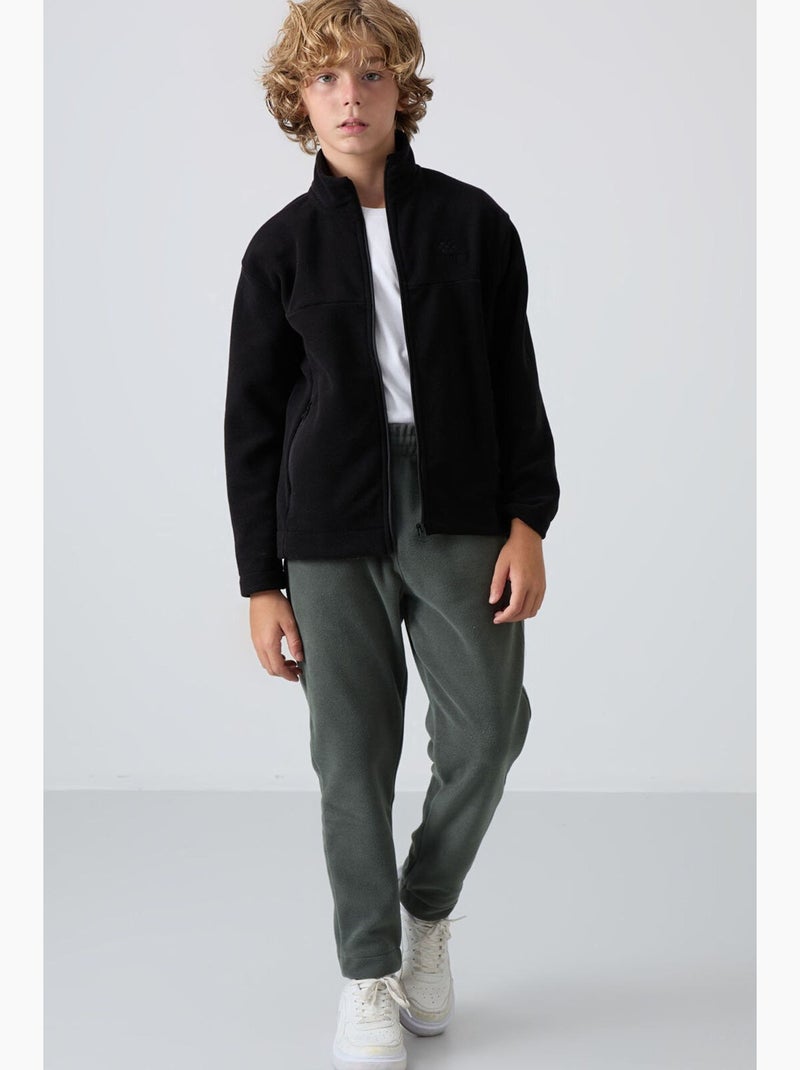 Infantil sweatshirt com gola com fecho tommy Cinza - Kiabi