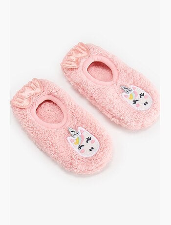 Infantil unilove meias pantufa com padrão de unicórnio penti