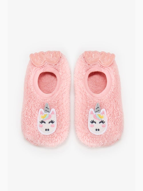 Infantil unilove meias pantufa com padrão de unicórnio penti - Kiabi Infantil unilove meias pantufa com padrão de unicórnio penti - Kiabi