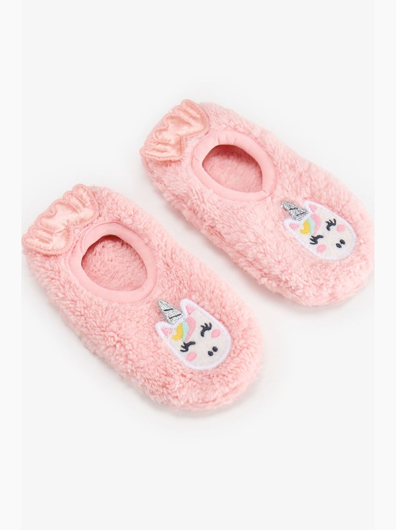 Infantil unilove meias pantufa com padrão de unicórnio penti Rosa - Kiabi
