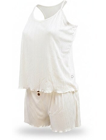 INFINITIF PARIS Pijama Mulher Malha Suave - Camisola e Calcao