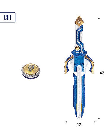 Infinity nado pião com lançador de espadas pacote de dragão fury wave