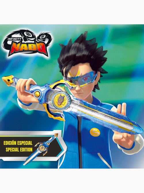 Infinity nado pião com lançador de espadas pacote de dragão fury wave - Kiabi