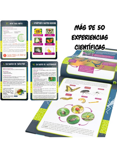 Insetos do laboratório lisciani c/50 experimentos científicos eu sou um gênio - Kiabi Insetos do laboratório lisciani c/50 experimentos científicos eu sou um gênio - Kiabi