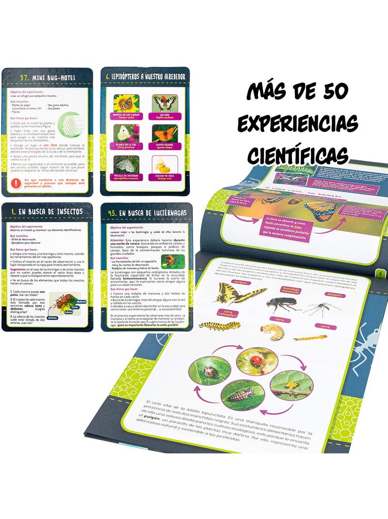 Insetos do laboratório lisciani c/50 experimentos científicos eu sou um gênio N/D - Kiabi