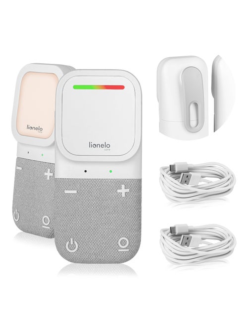 Intercomunicador de áudio LIONELO Babyline 2.2 – Comunicação bidirecional – 12 h sem fios - Kiabi Intercomunicador de áudio LIONELO Babyline 2.2 – Comunicação bidirecional – 12 h sem fios - Kiabi
