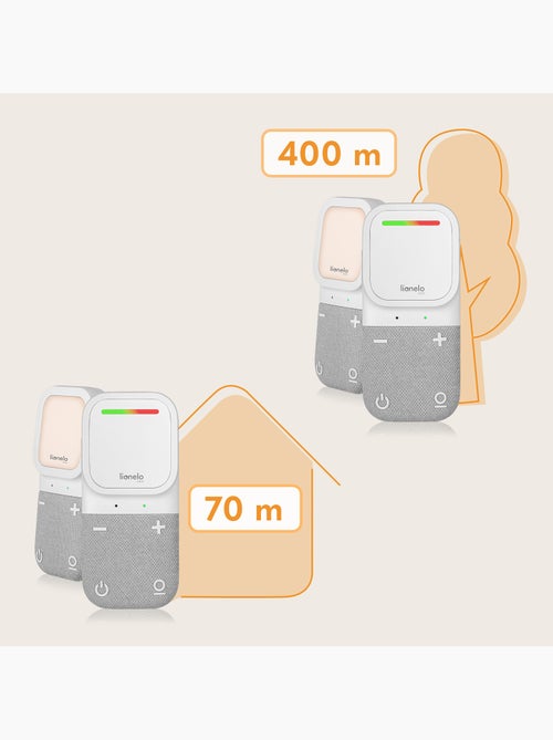 Intercomunicador de áudio LIONELO Babyline 2.2 – Comunicação bidirecional – 12 h sem fios - Kiabi Intercomunicador de áudio LIONELO Babyline 2.2 – Comunicação bidirecional – 12 h sem fios - Kiabi