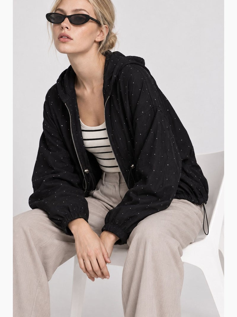Jaqueta feminina istanbul Preto - Kiabi