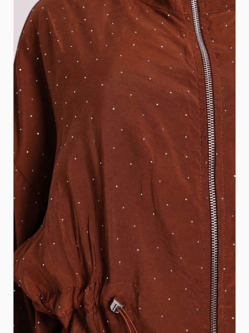 Jaqueta feminina istanbul Terracota - Kiabi