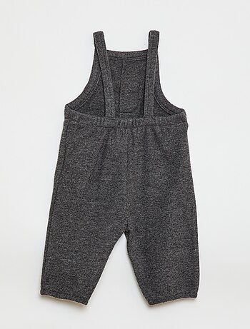 Jardineira comprida em malha macia