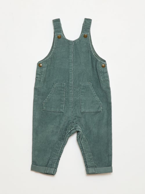 Jardineira de veludo cotelê - Kiabi