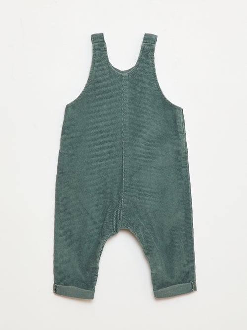 Jardineira de veludo cotelê - Kiabi