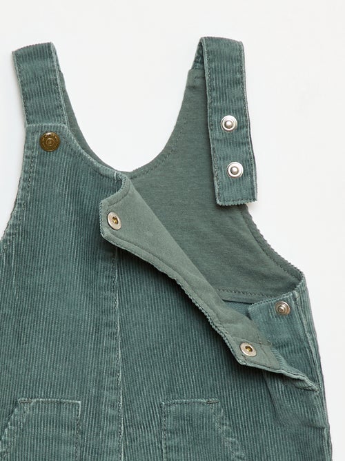 Jardineira de veludo cotelê - Kiabi