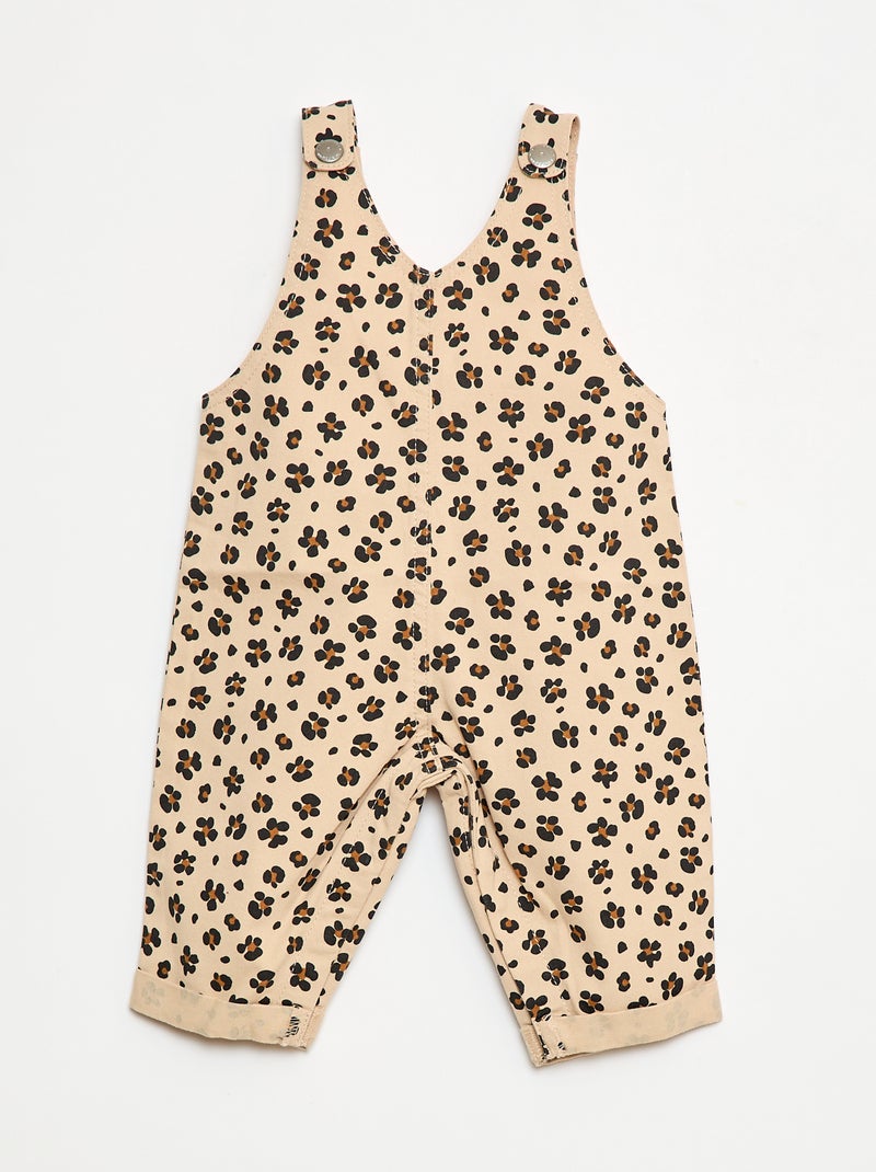 Jardineira leopardo Bege - Kiabi