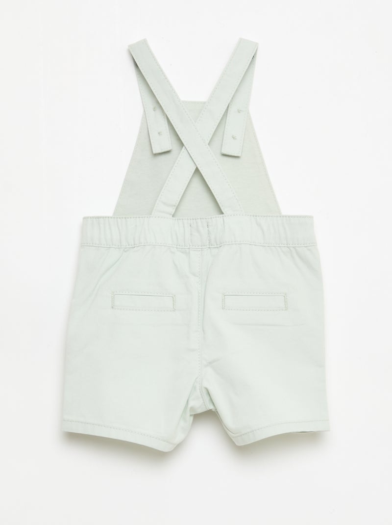 Jardineira leve com alças ajustáveis Azul - Kiabi