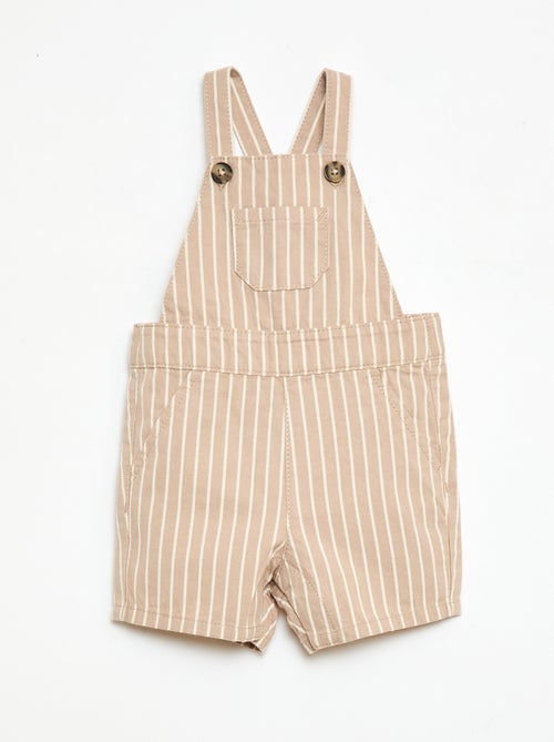 Jardineira leve com alças ajustáveis - Kiabi