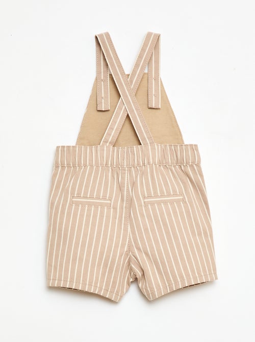 Jardineira leve com alças ajustáveis - Kiabi