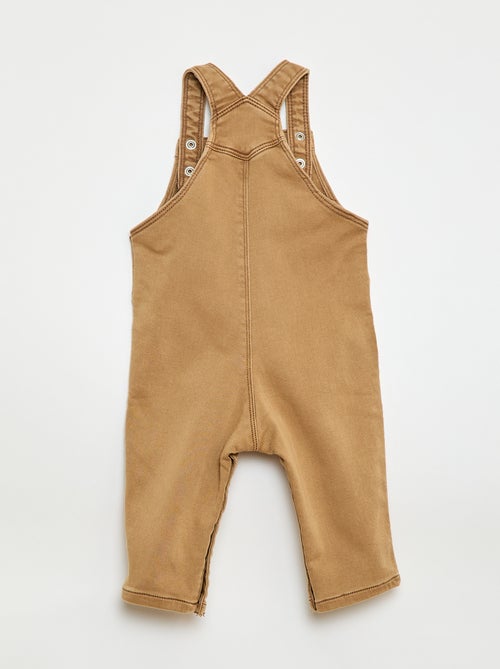 Jardineira lisa com alças ajustáveis - Kiabi