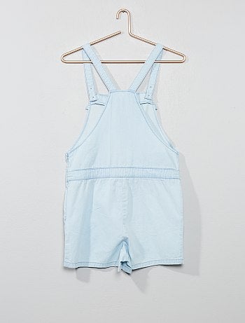 Jardineiras-calção com botões - Kiabi