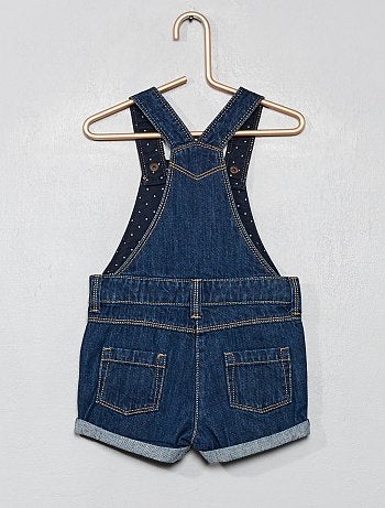 Jardineiras calção de ganga - Kiabi