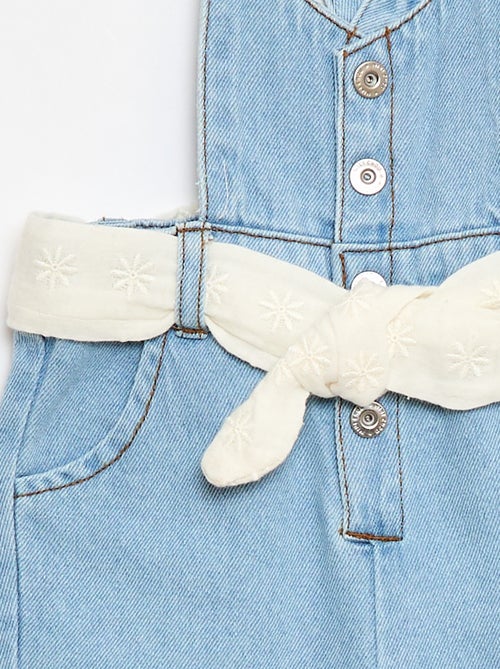 Jardineiras compridas em ganga - Kiabi