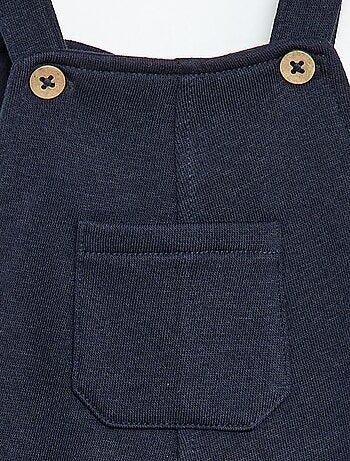 Jardineiras compridas em moletão com alças ajustáveis