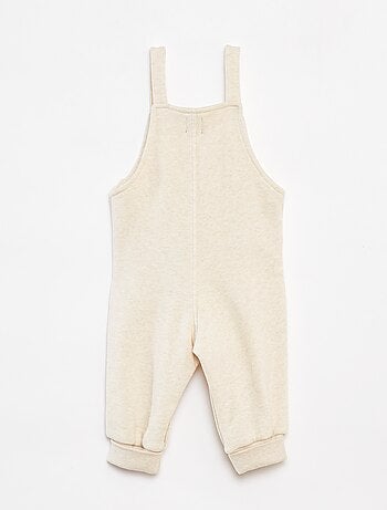 Jardineiras compridas em moletão com alças ajustáveis