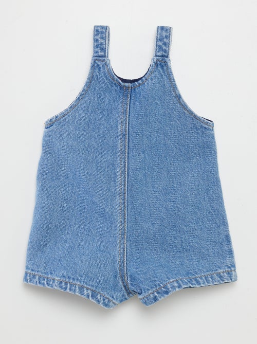 Jardineiras curtas com bolso frontal - Kiabi