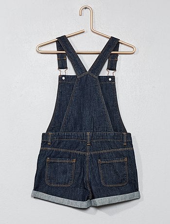 Jardineiras curtas de ganga - Kiabi