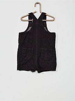 Jardineiras curtas em gaze - Kiabi