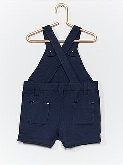 Jardineiras curtas em lona - Kiabi