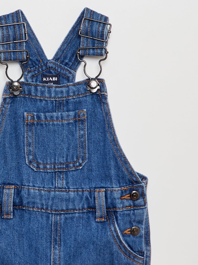 Jardineiras de ganga AZUL - Kiabi