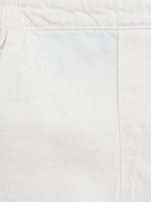 Jardineiras de ganga com folhos - Kiabi