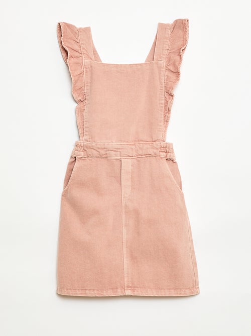 Jardineiras de ganga com folhos - Kiabi