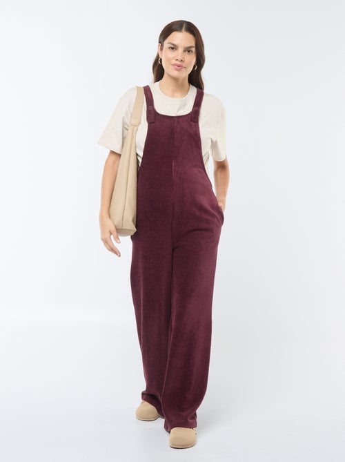 Jardineiras de grávida de bombazina - Kiabi