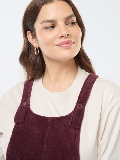 Jardineiras de grávida de bombazina - Kiabi