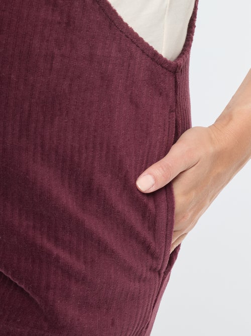 Jardineiras de grávida de bombazina - Kiabi