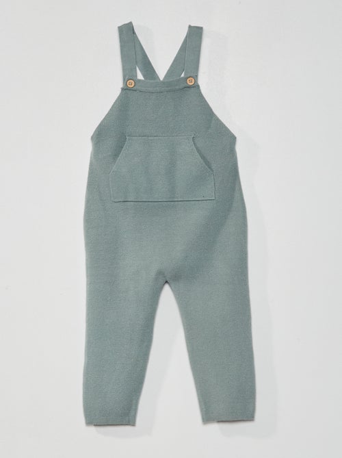 Jardineiras de malha com bolso canguru - Kiabi