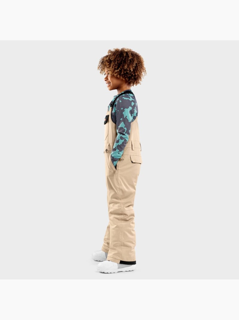 Jardineiras de snowboard para rapaz Bege - Kiabi