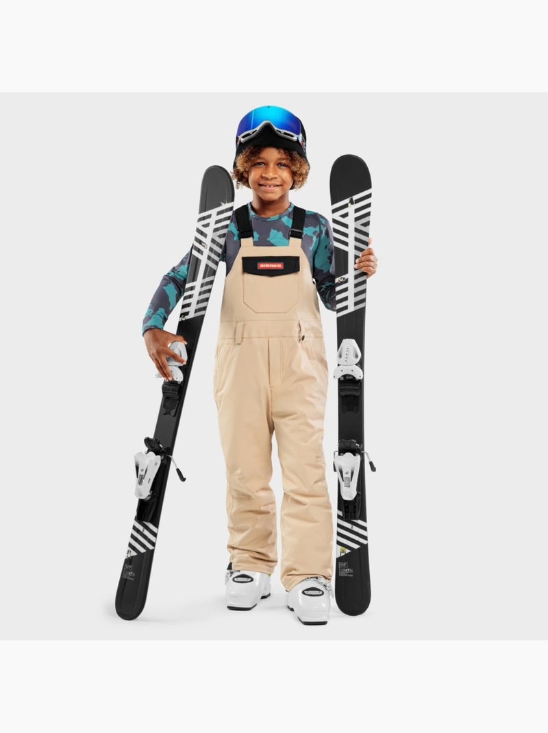 Jardineiras de snowboard para rapaz Bege - Kiabi