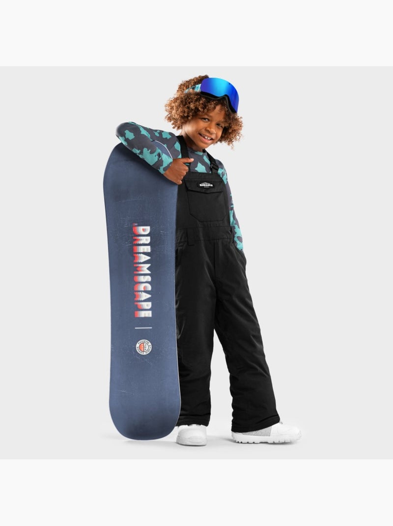 Jardineiras de snowboard para rapaz Preto - Kiabi