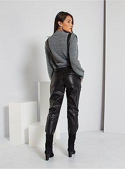 Jardineiras em pele sintética - Kiabi