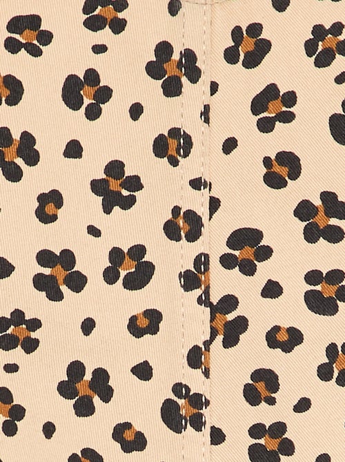 Jardineiras estampadas em sarja - Kiabi