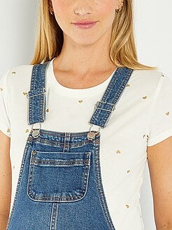 Jardineiras pré-mamã gama 'eco-conception' - Kiabi