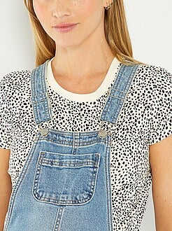 Jardineiras pré-mamã gama 'eco-conception' - Kiabi