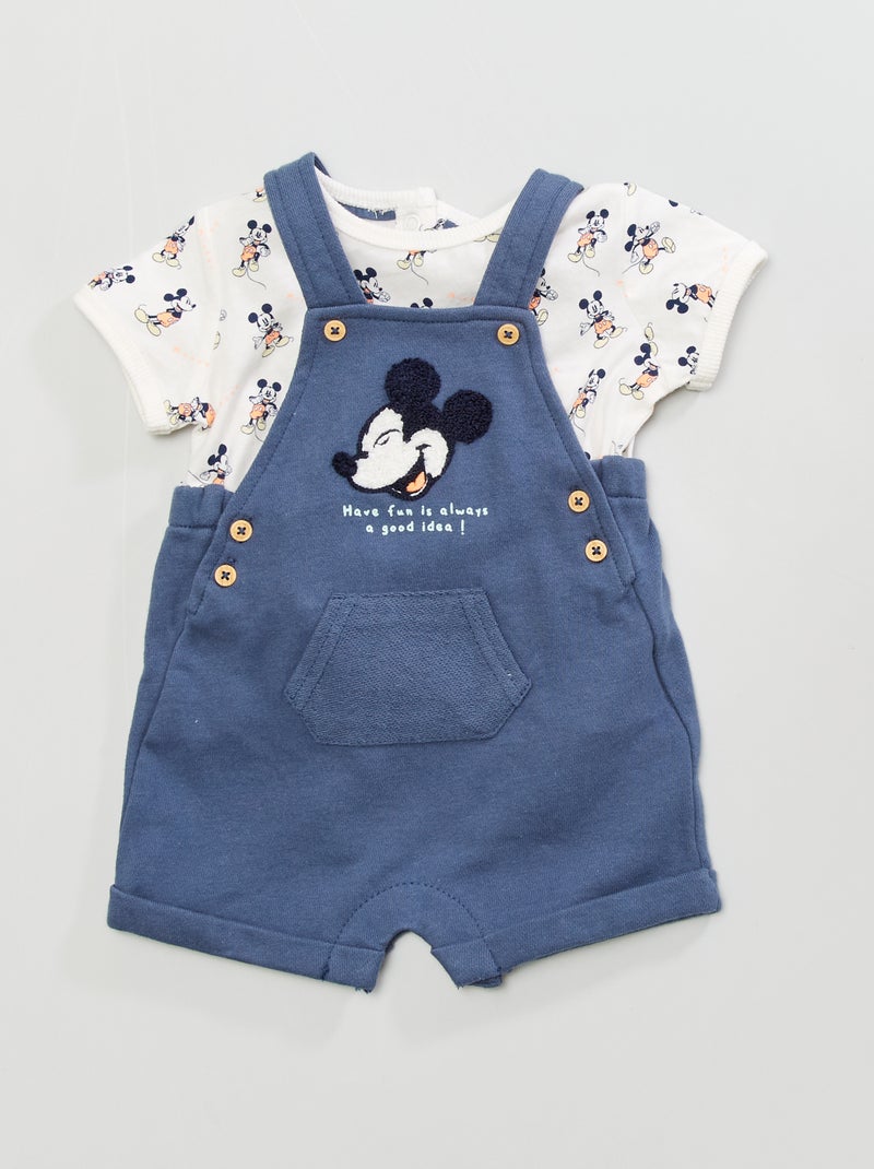Jardineiras + t-shirt 'Disney' - 2 peças BRANCO - Kiabi