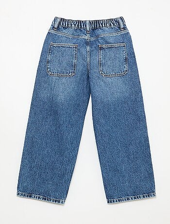 Jean baggy liso 5 bolsos