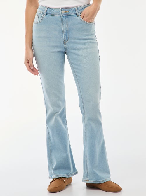 Jean cintura subida corte flare/bootcut - L34 - Kiabi