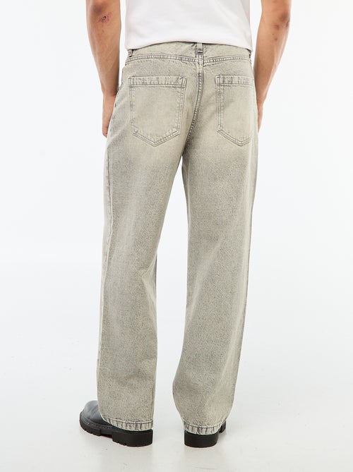 Jean corte largo / wide leg 5 bolsos - Kiabi