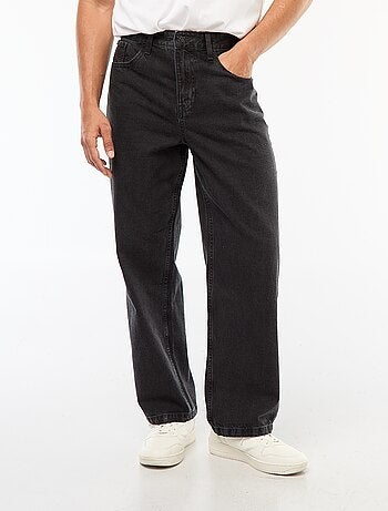 Jean corte largo / wide leg 5 bolsos